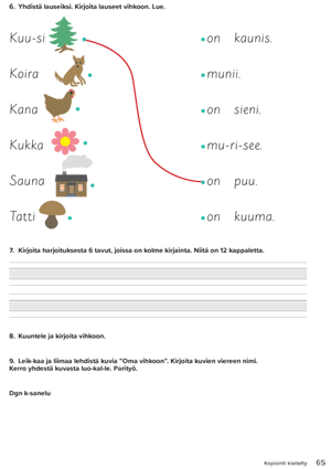 Lukutaito kaikille, näytesivu 62